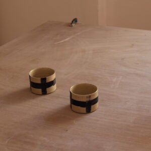 Blue-line Cappuccino cups