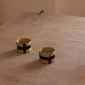 Blue-line Cappuccino cups